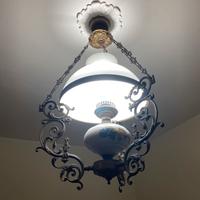 Lampadario vintage stile "vecchia marina"