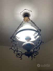 Lampadario vintage stile "vecchia marina"