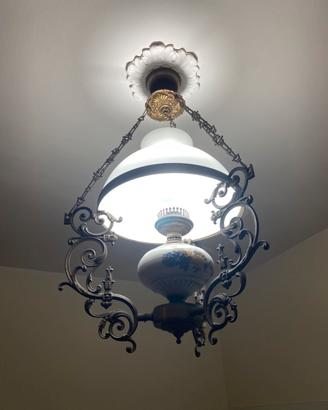 Lampadario vintage stile "vecchia marina"