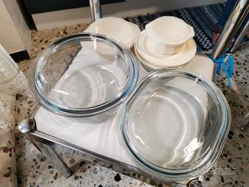 Lotto 6 pentole Pyrex forno microonde vintage