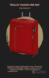 TROLLEY VIAGGIO ONE WAY RONCATO RED LOKER. 