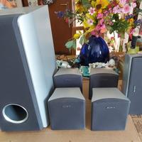 4 Casse Sony + Centrale 6 Ohm + Sub in omaggio