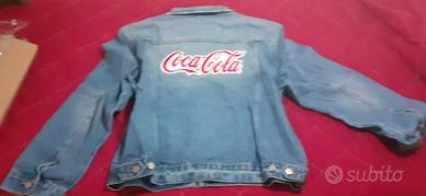 Giacca di jeans Coca cola con patch