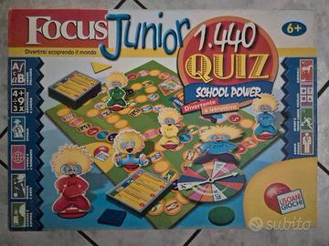 Focus Junior 1.440 Quiz - School Power, Lisciani 