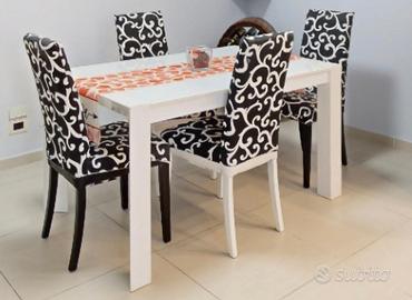 sedie in legno ecopelle cucina soggiorno