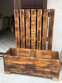 Fioriera con bancali