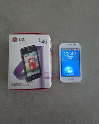 Smartphone LG L40 bianco TIM, con scatola