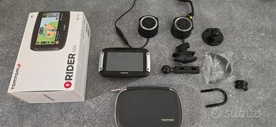 TomTom RIDER 550+ DOPPIA Basetta + Custodia