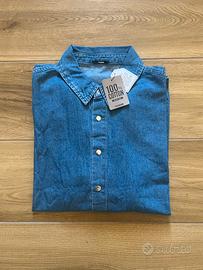 Camicia denim 100% cotone Tezenis nuova da donna