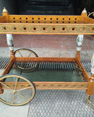 carrello bar portavivande vintage 