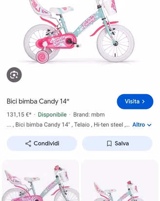 BICICLETTA BIMBA  CANDY