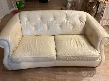 Divano 2 posti vera pelle