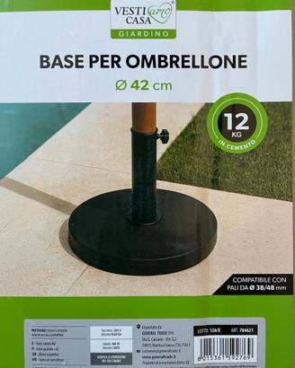 Base per ombrellone