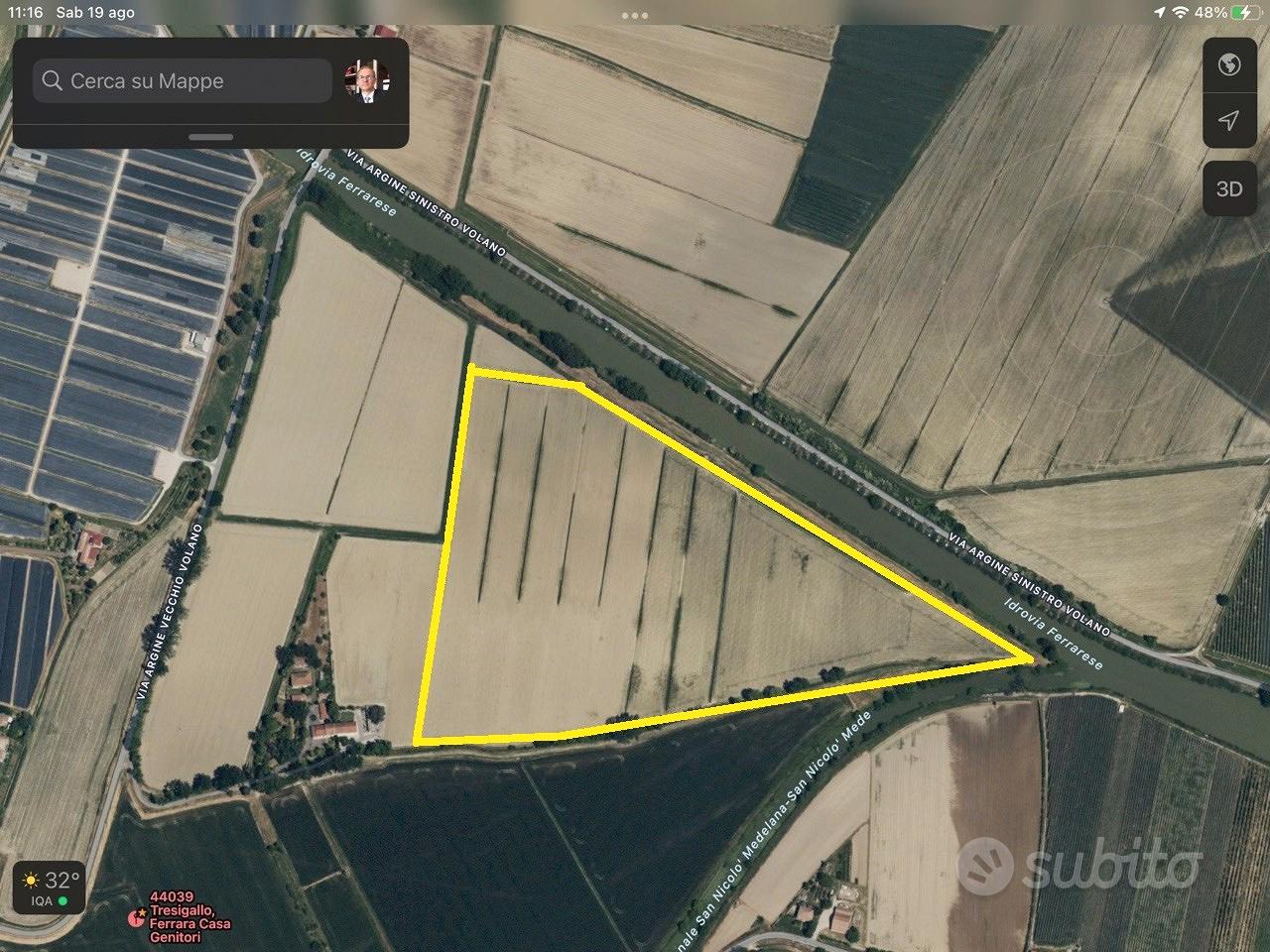 13 ettari terreno agricolo presso po di volano - Vista 2