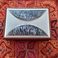 cofanetto in legno con lavorazione in argento