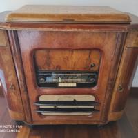 Mobile radio giradischi d'epoca 