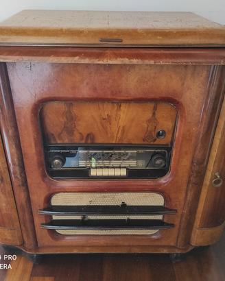Mobile radio giradischi d'epoca 