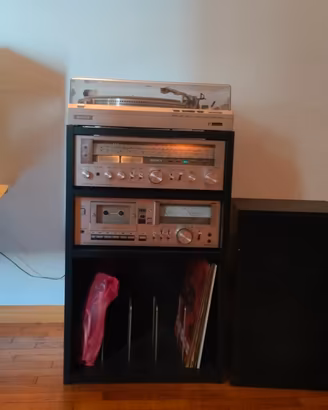 Impianto Hi-Fi Sony vintage +  giradischi