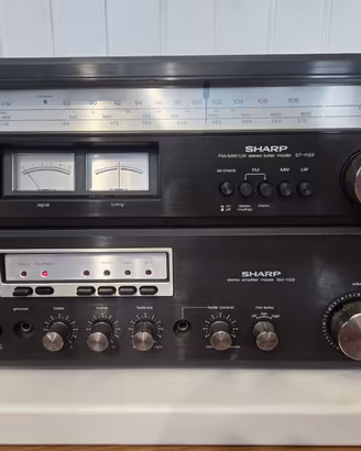 Amplificatore stereo+radio SHARP SM-1122/ST-1122