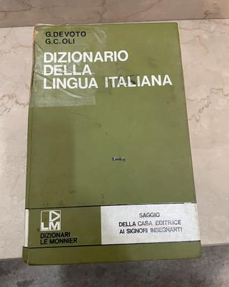 Dizionario lingua italiana 1971