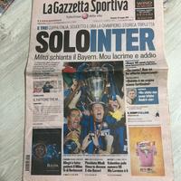 Gazzetta sportiva Inter Champions 2010