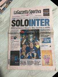 Gazzetta sportiva Inter Champions 2010