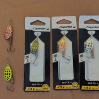N° 10 cucchiaini rotanti pesca Weta n° 3 da 7 gr.