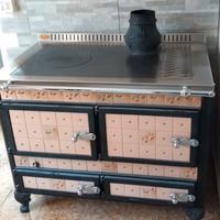 Stufa cucina a legna WEKOS, molto potente 13 kW