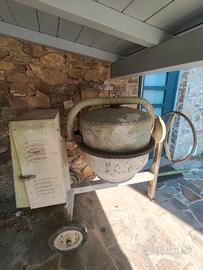 betoniera monofase 300 litri 230v funzionante 