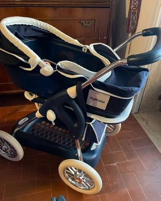 Splendida carrozzina giocattolo per bambole modell