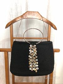 Borsa elegnate uncinetto fatta a mano