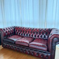 Divano chesterfield inglese vintage 3 posti