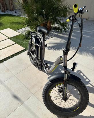 bicicletta elettrica pieghevole 
