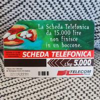 scheda telefonica Telecom 