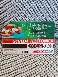 scheda telefonica Telecom 