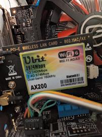 Scheda di rete wireless Ubit Wifi 6E