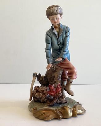 Raro pezzo di Capodimonte dipinto a mano