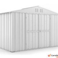 Box giardino lamiera zincata 327x155cm bianco