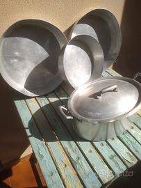 Set Cucina Vintage: 3 Teglie Forno + Pesciera Oval
