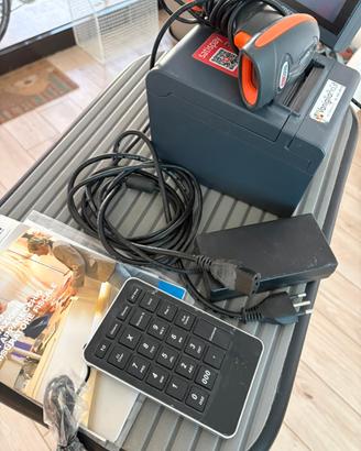 Registratore Epson, tastierino e lettore di codici