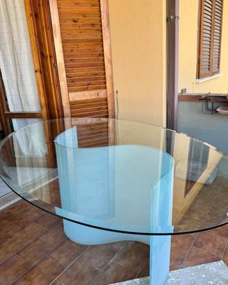Tavolo design in cristallo