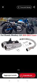 Silenziatore moto Honda Monkey 