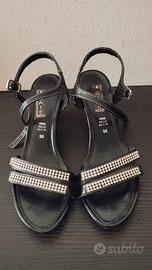 Sandali donna in vera pelle num.38