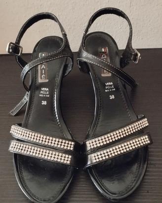 Sandali donna in vera pelle num.38