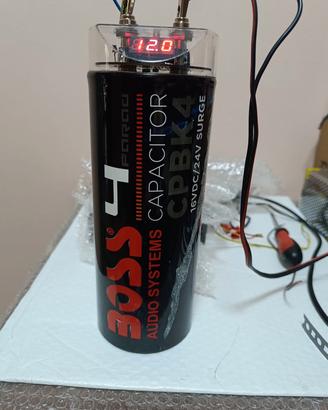 Condensatore audio Boss 4 farad