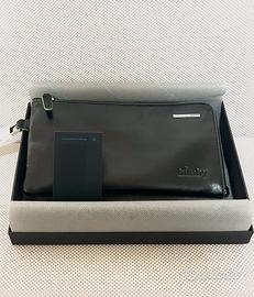 Pochette piquadro pelle nera