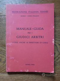 Manuale-guida per giudici arbitri del tennis, 1960