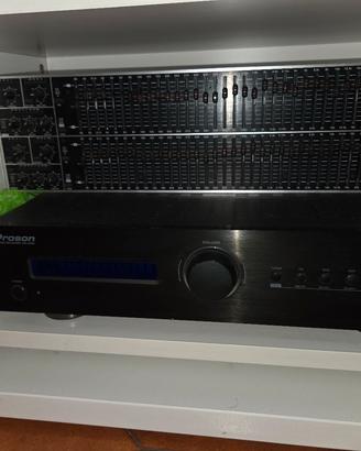 amplificatore + equalizzatore 32bande