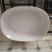 pirofila porcellana bianca da forno con supporto 