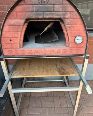 Forno a legna pizza party